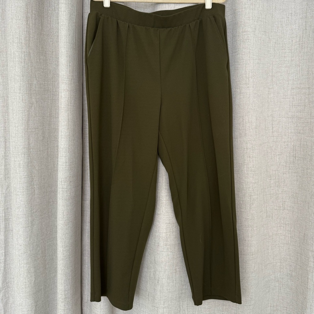 LOFT Olive Ankle Pants, size XL